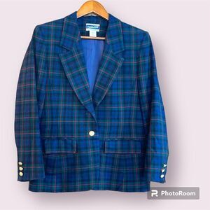PENDLETON Tartan Plaid Vintage Blazer